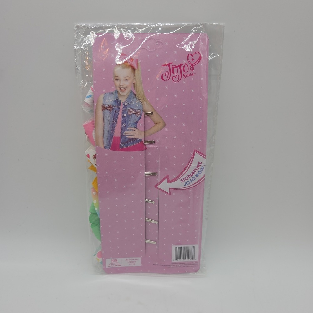 Lot 18ct Jojo Siwa 5" Bows Assorted Styles Unicorn Flowers Sprinkles Pink Blue - Picture 10 of 12